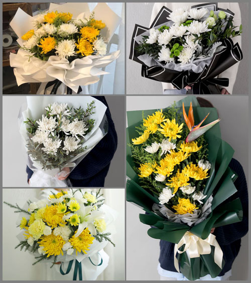 贵州毕节市纳雍县乐治镇黄泥冲村白事花束代送